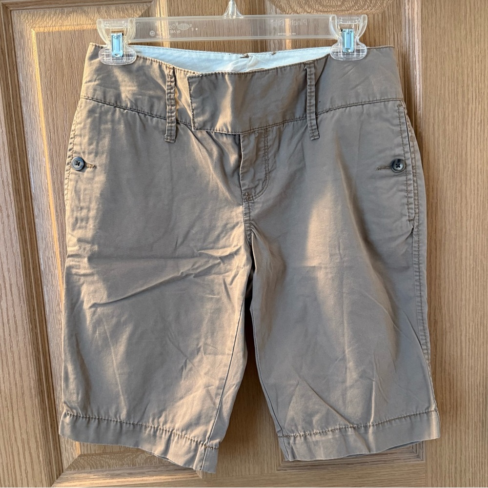 Old Navy Tan Bermuda Shorts